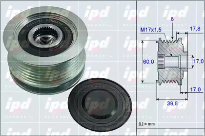 Механизм свободного хода (IPD: 15-4008)