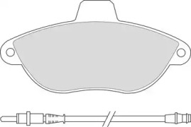 Комплект тормозных колодок (ABEX: AVR101)