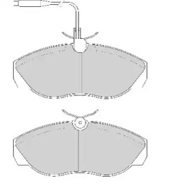 Комплект тормозных колодок (ABEX: AVR103)