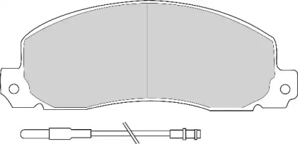 Комплект тормозных колодок (ABEX: AVR110)