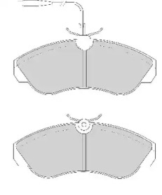 Комплект тормозных колодок (ABEX: AVR112)