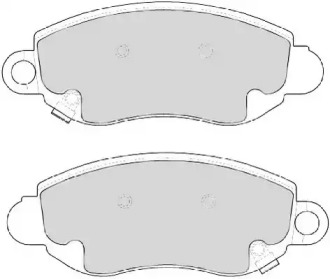 Комплект тормозных колодок (ABEX: AVR115)