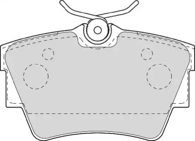 Комплект тормозных колодок (ABEX: AVR116)