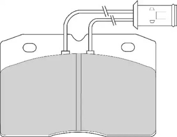 Комплект тормозных колодок (ABEX: AVR127)