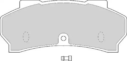 Комплект тормозных колодок (ABEX: AVR142)