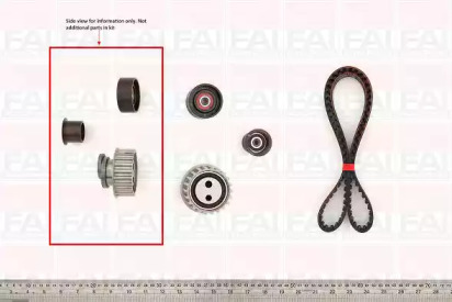 Ременный комплект (FAI AutoParts: TBK03)