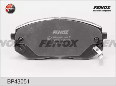 Комплект тормозных колодок (FENOX: BP43051)