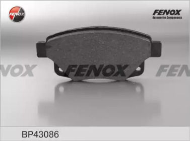 Комплект тормозных колодок (FENOX: BP43086)