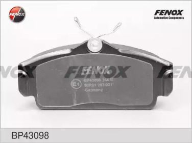 Комплект тормозных колодок (FENOX: BP43098)