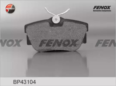 Комплект тормозных колодок (FENOX: BP43104)