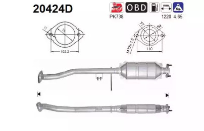 Катализатор (AS: 20424D)