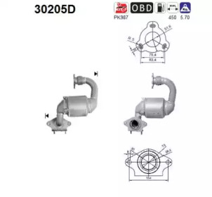 Катализатор (AS: 30205D)