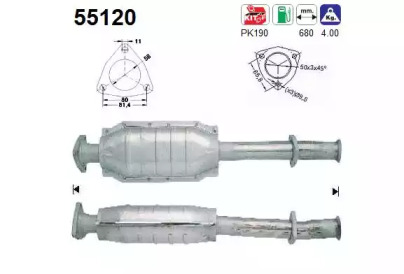 Катализатор (AS: 55120)