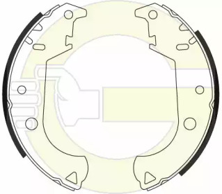 Комлект тормозных накладок (GIRLING: 5184426)
