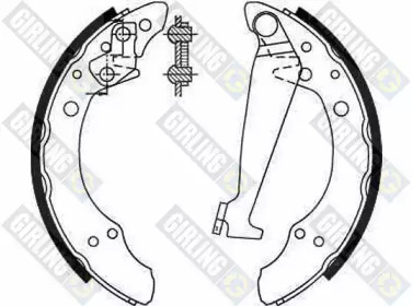 Комлект тормозных накладок (GIRLING: 5185269)