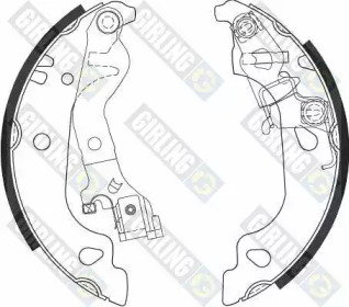 Комлект тормозных накладок (GIRLING: 5186866)
