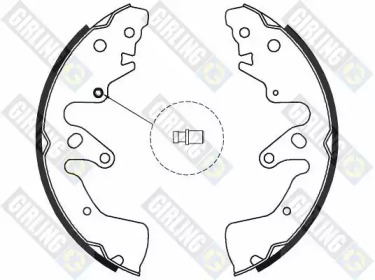 Комлект тормозных накладок (GIRLING: 5188016)