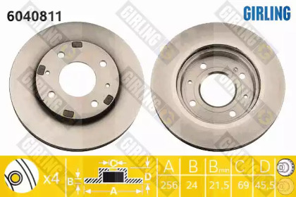 Тормозной диск (GIRLING: 6040811)