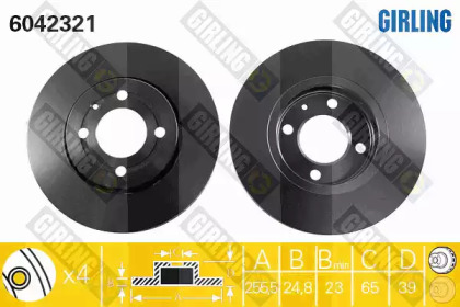 Тормозной диск (GIRLING: 6042321)