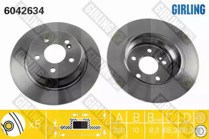 Тормозной диск (GIRLING: 6042634)