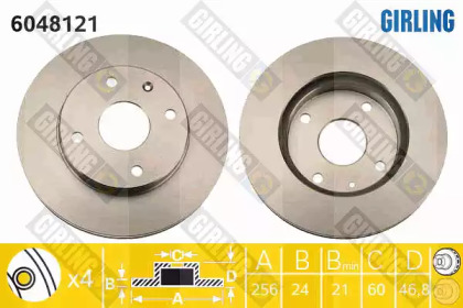 Тормозной диск (GIRLING: 6048121)