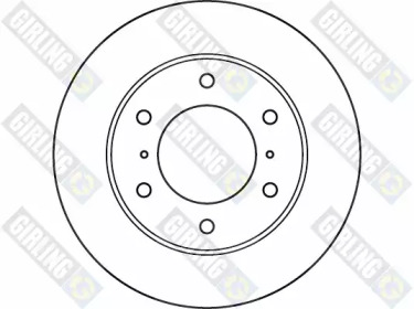 Тормозной диск (GIRLING: 6048701)