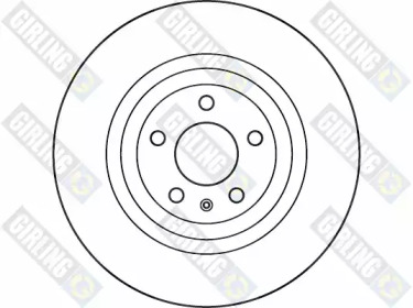 Тормозной диск (GIRLING: 6048935)