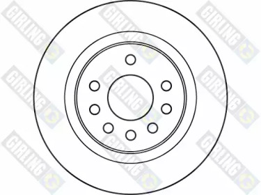 Тормозной диск (GIRLING: 6049384)