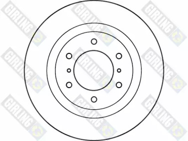 Тормозной диск (GIRLING: 6049435)