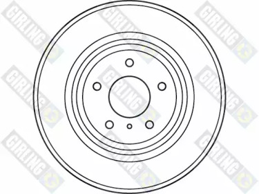 Тормозной диск (GIRLING: 6049835)