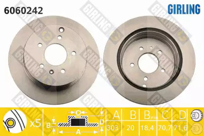 Тормозной диск (GIRLING: 6060242)