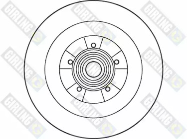 Тормозной диск (GIRLING: 6061266)