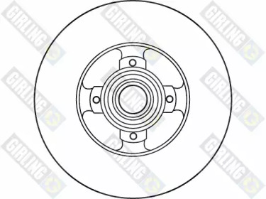 Тормозной диск (GIRLING: 6061286)