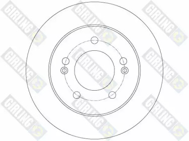 Тормозной диск (GIRLING: 6061444)