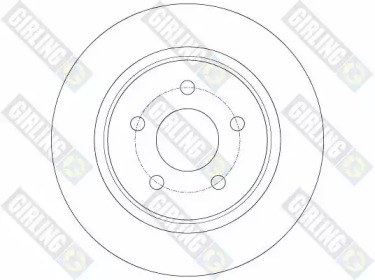 Тормозной диск (GIRLING: 6061504)