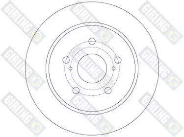 Тормозной диск (GIRLING: 6061734)