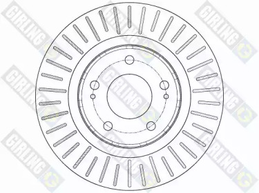 Тормозной диск (GIRLING: 6061741)