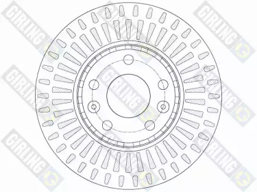 Тормозной диск (GIRLING: 6061841)