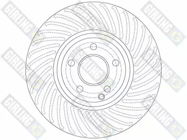 Тормозной диск (GIRLING: 6061955)