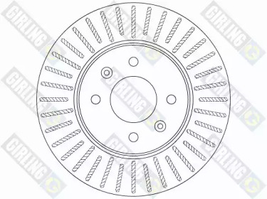 Тормозной диск (GIRLING: 6061981)