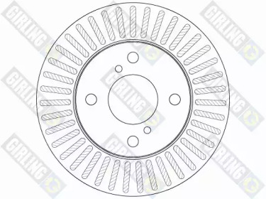 Тормозной диск (GIRLING: 6062141)