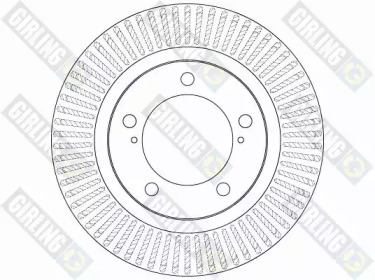 Тормозной диск (GIRLING: 6062395)