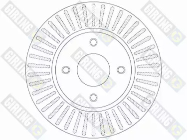 Тормозной диск (GIRLING: 6062491)