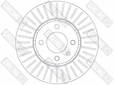 Тормозной диск (GIRLING: 6062521)