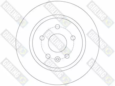 Тормозной диск (GIRLING: 6063404)