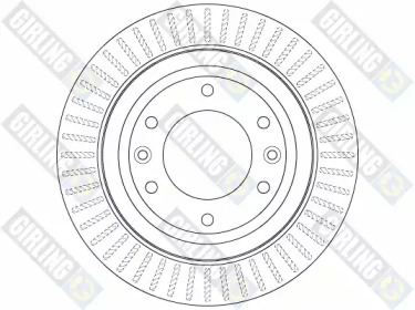 Тормозной диск (GIRLING: 6063502)