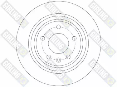 Тормозной диск (GIRLING: 6063634)