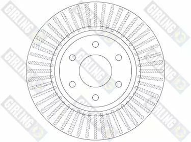 Тормозной диск (GIRLING: 6064161)