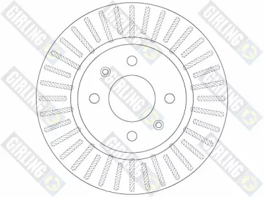 Тормозной диск (GIRLING: 6064311)