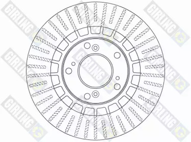Тормозной диск (GIRLING: 6064931)